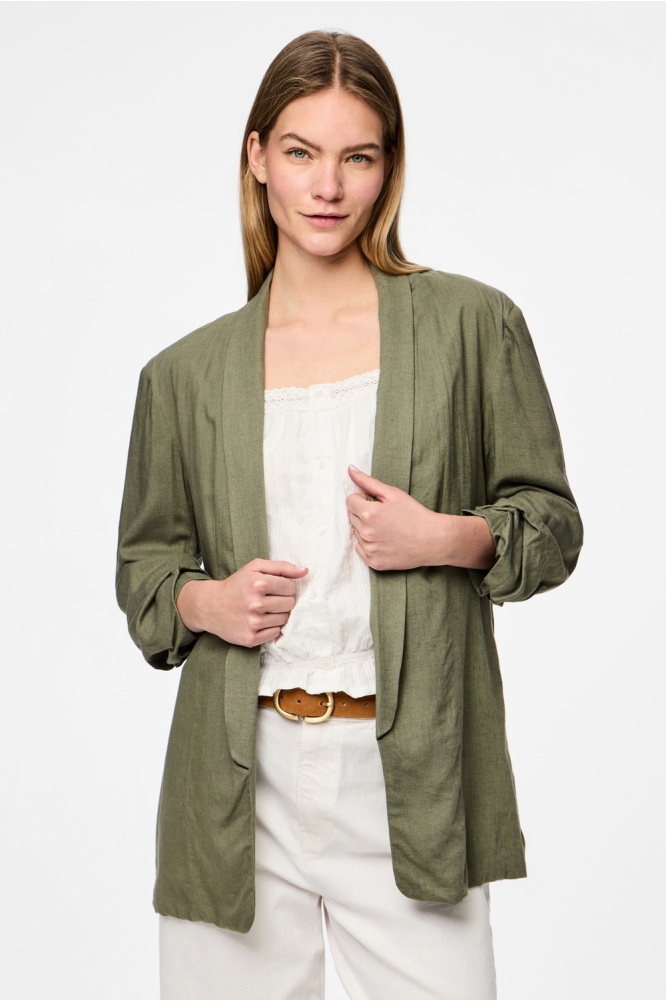 PCPIA BOSELLA BLAZER WVN NOOS 17154738 DEEP LICHEN GREEN